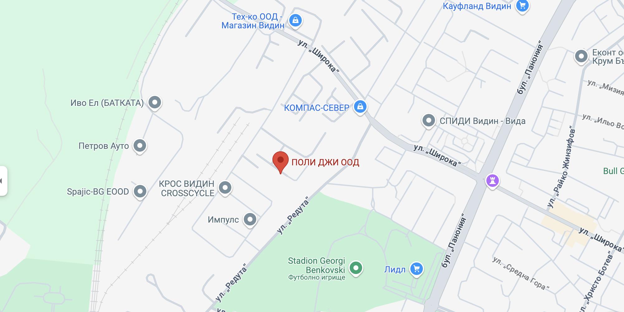 Местоположение на фирмата